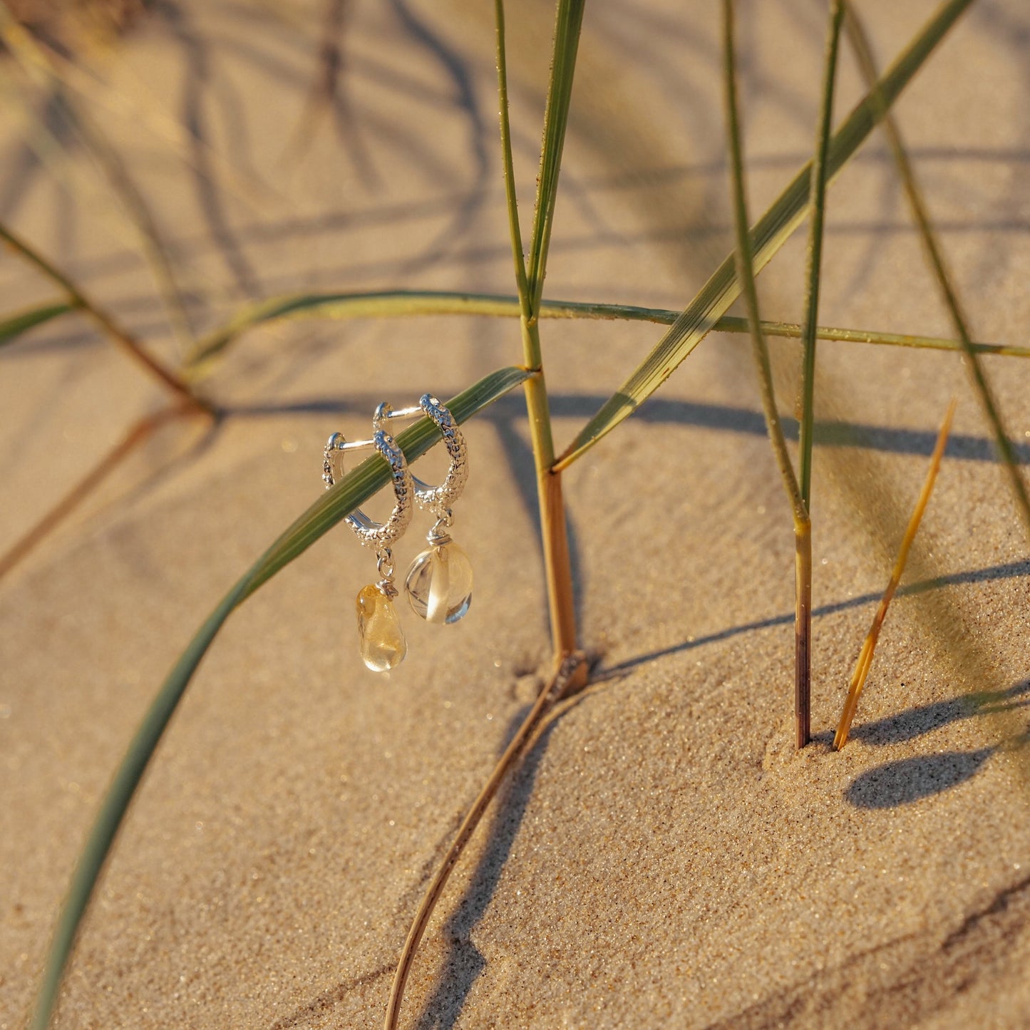 CHUNKY CITRINE Ohrringe