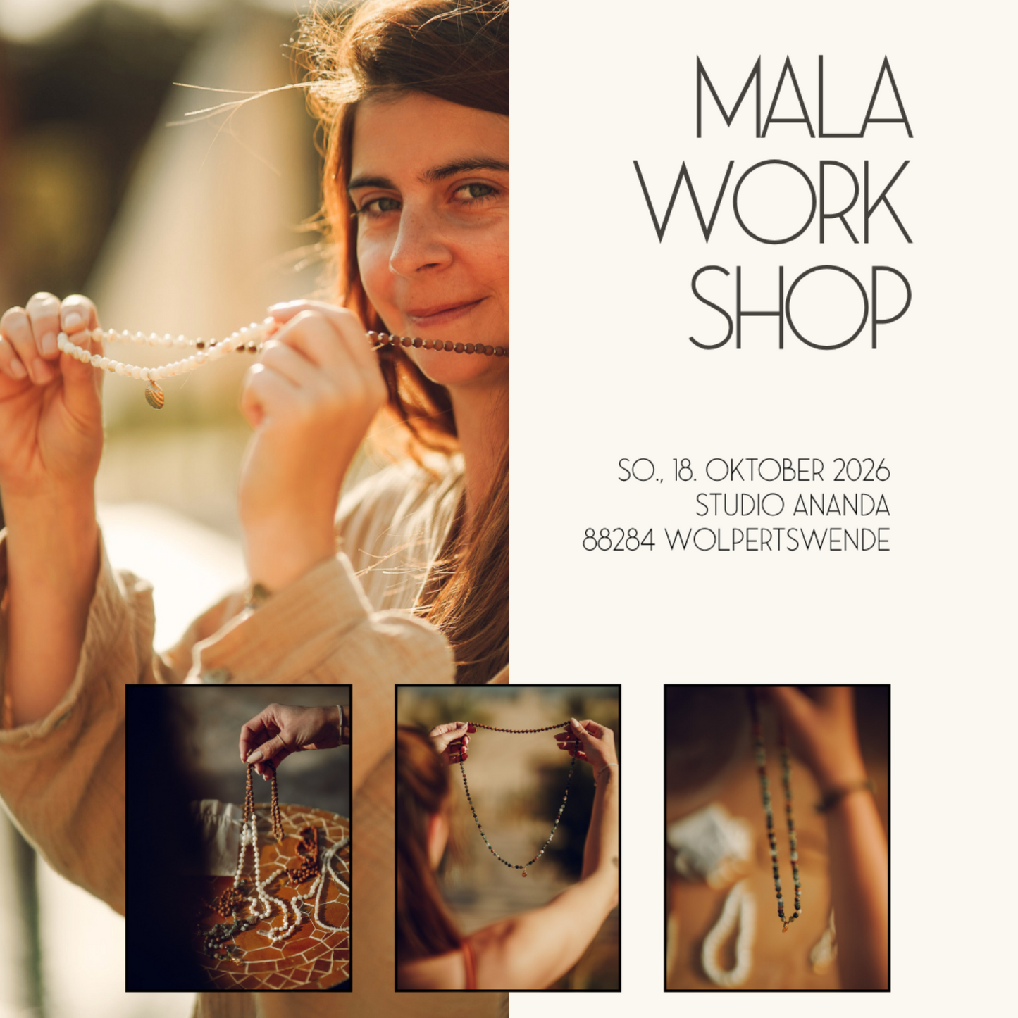 Mala Workshop am 18.10.26