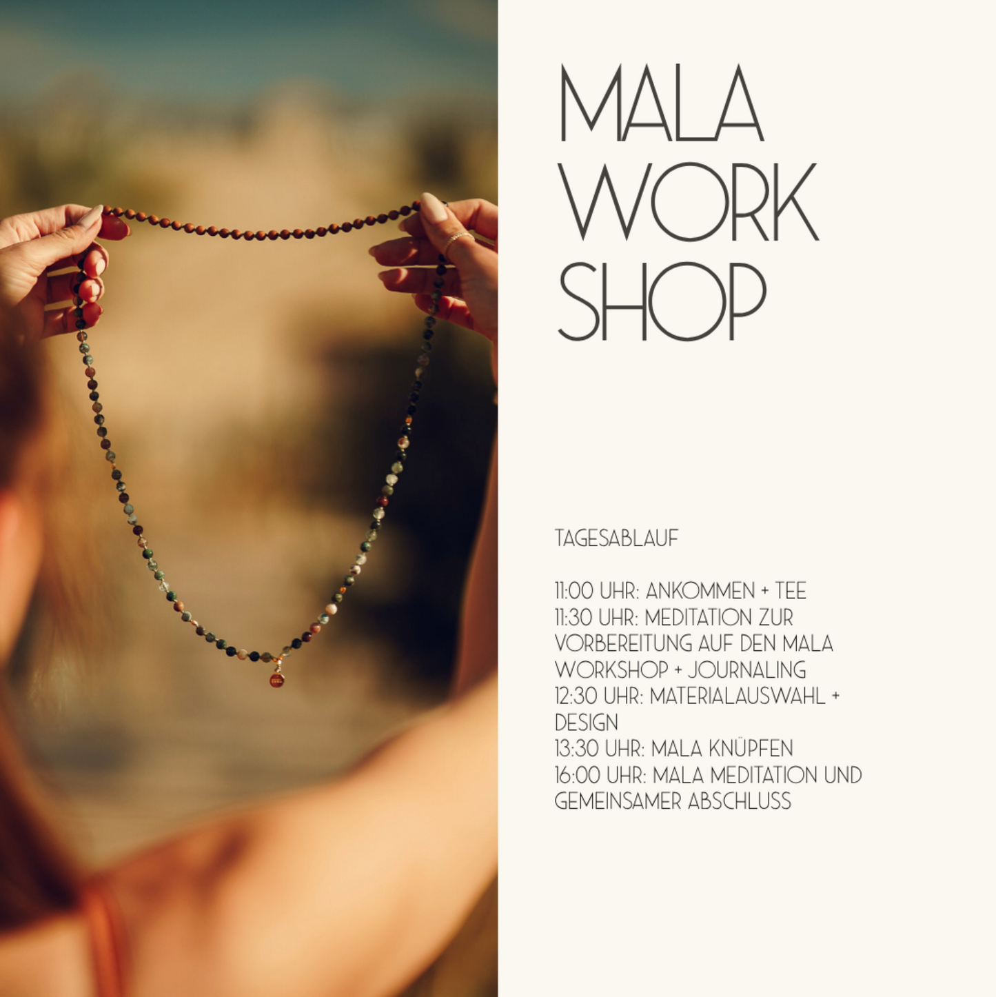 Mala Workshop am 18.10.26